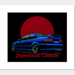 Civic 6 gen coupe Posters and Art